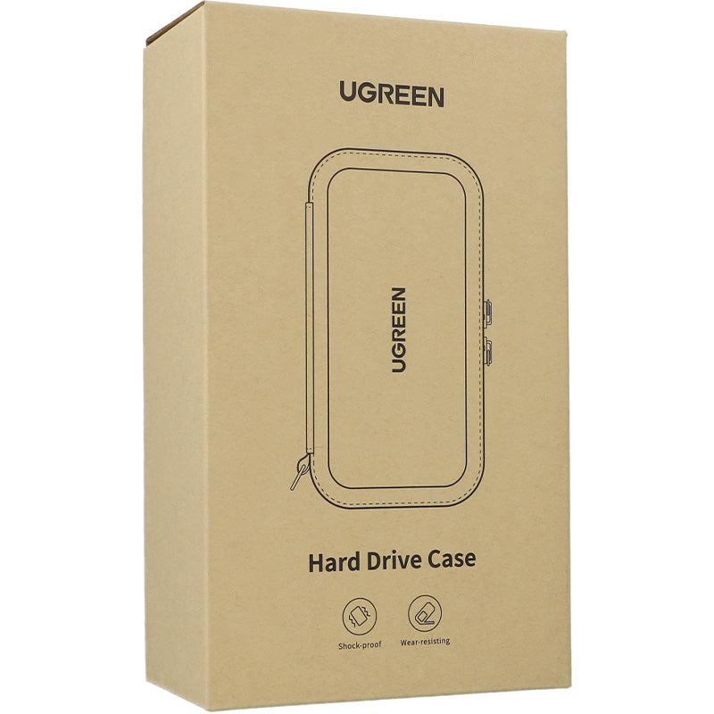 Gehäuse / Koffer für HDD und Zubehör Ugreen 18 cm x 9,5 cm x 5,5 cm, Schwarz