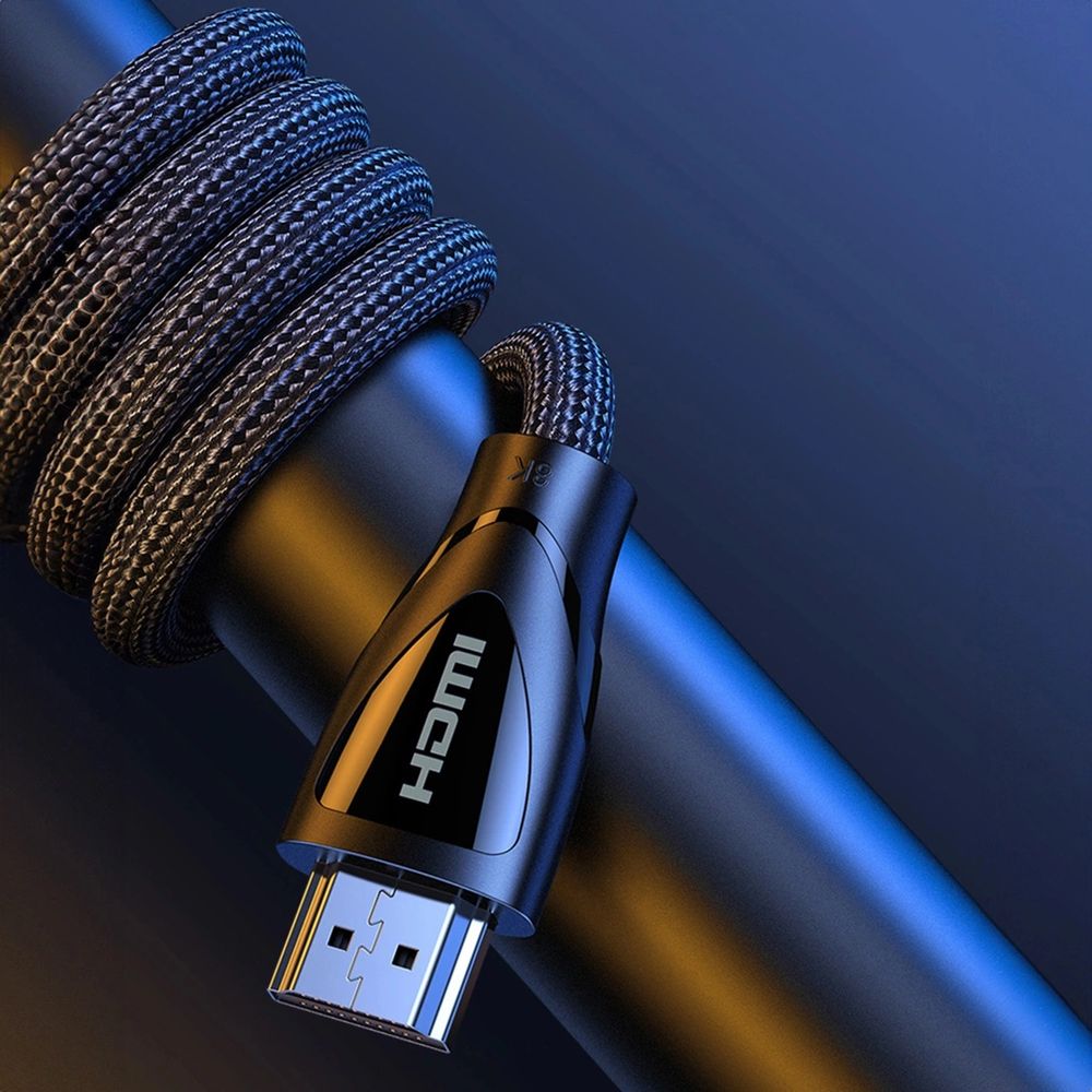 Nylon Kabel Ugreen HD140 HDMI 2.1, 8K / 60Hz, 1 m, Schwarz