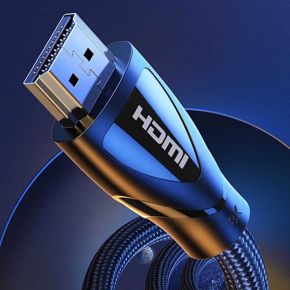 Nylon Kabel Ugreen HD140 HDMI 2.1, 8K / 60Hz, 2 m, Schwarz