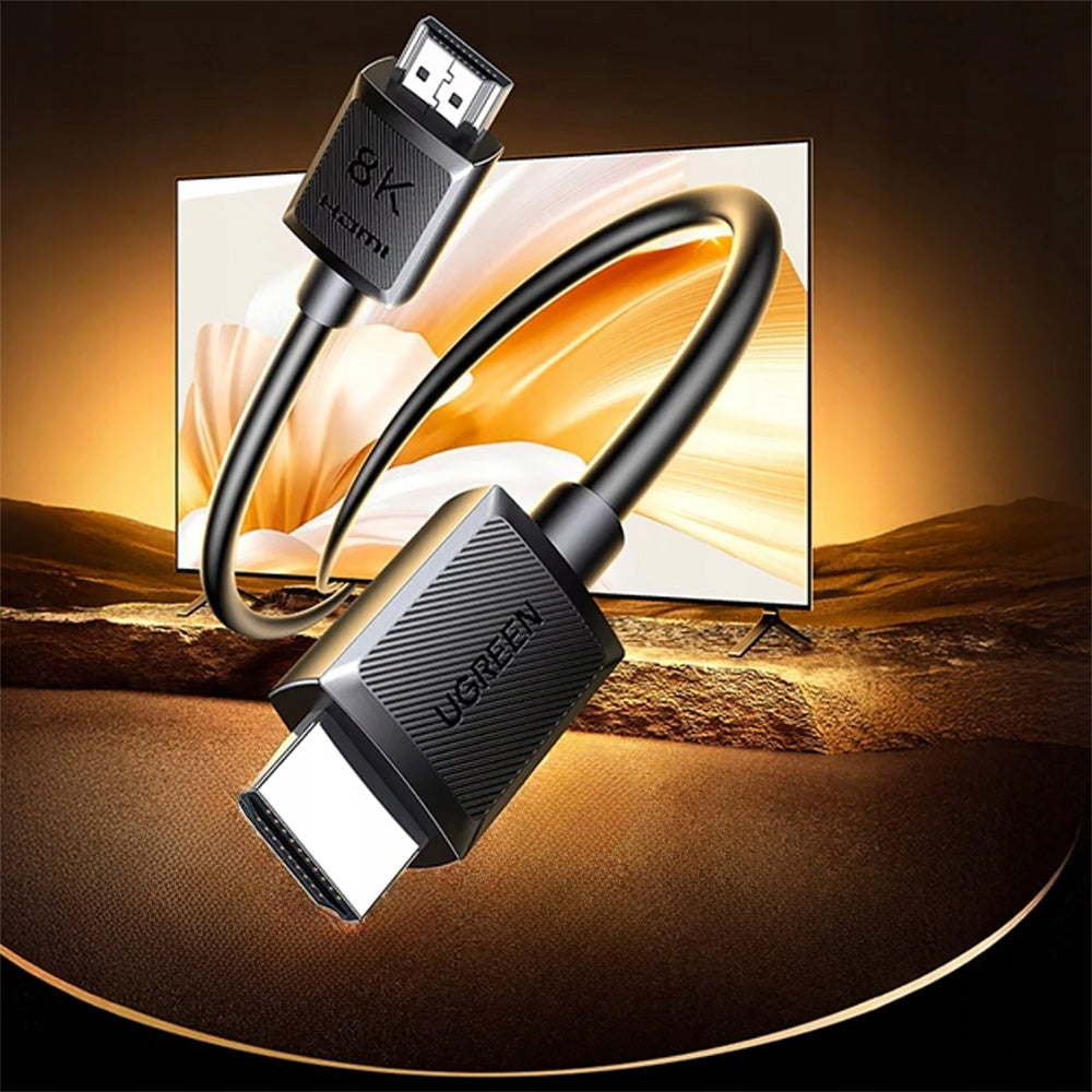 Kabel HDMI 2.1 für 8K 60Hz, Ugreen HD175, 1,5 m, Schwarz