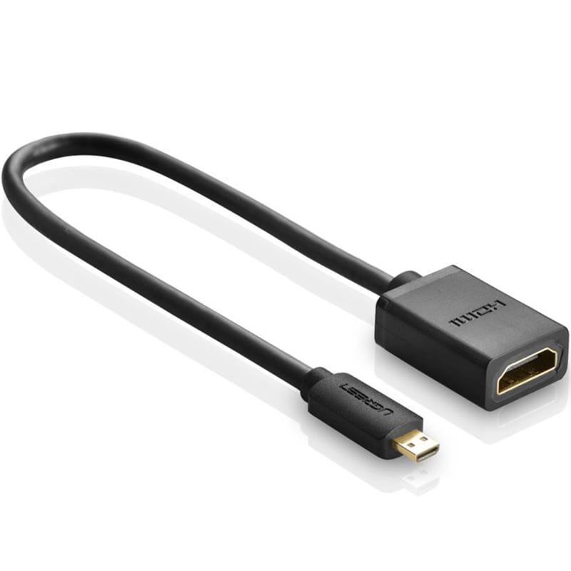 Kabel / Adapter HDMI zu micro HDMI Ugreen, 4K, 20 cm, Schwarz