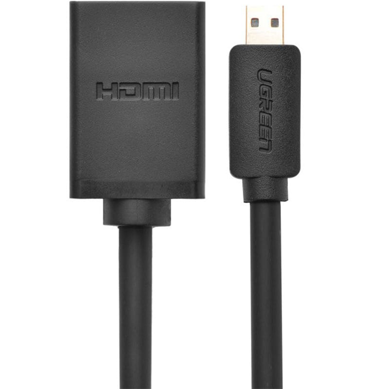 Kabel / Adapter HDMI zu micro HDMI Ugreen, 4K, 20 cm, Schwarz