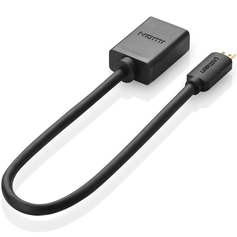 Kabel / Adapter HDMI zu micro HDMI Ugreen, 4K, 20 cm, Schwarz