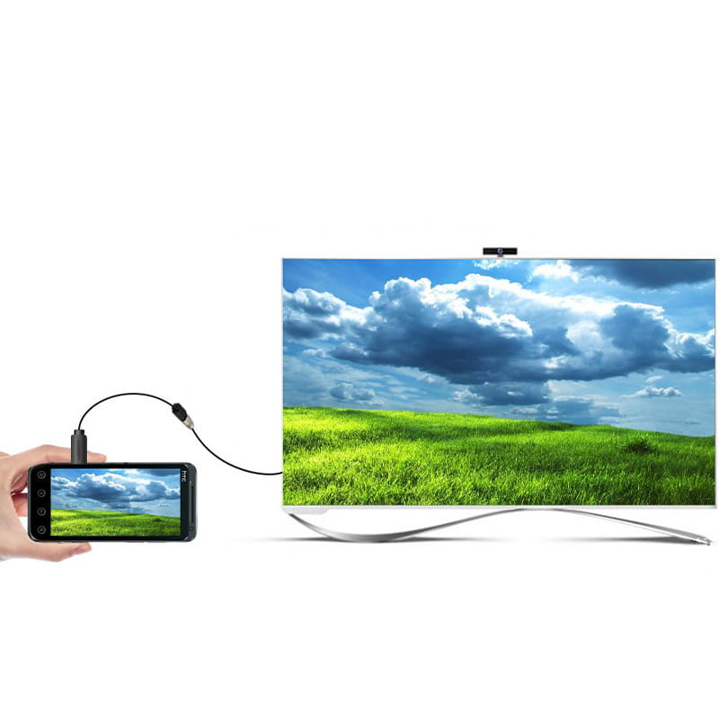Kabel / Adapter HDMI zu micro HDMI Ugreen, 4K, 20 cm, Schwarz