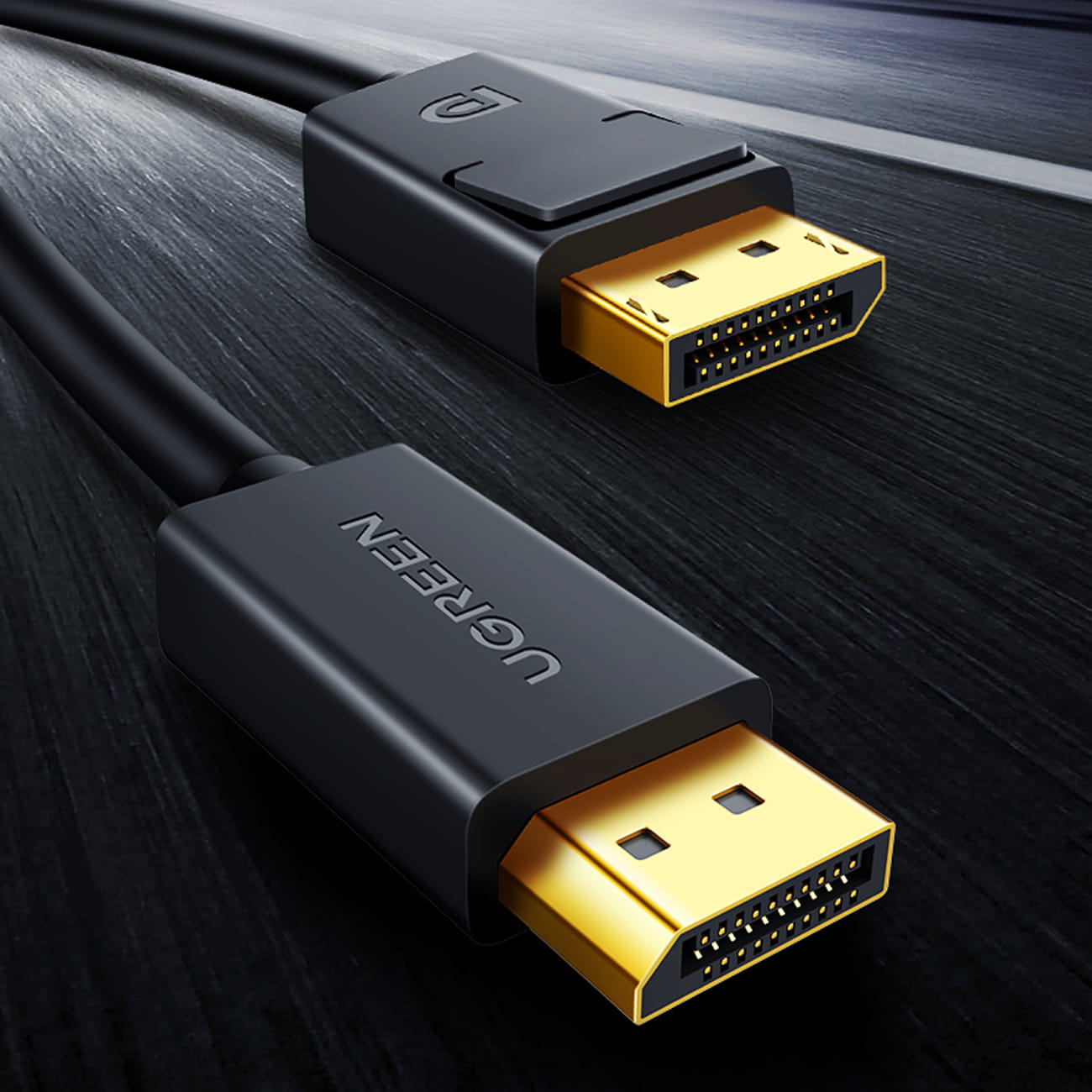 Kabel DisplayPort 4K Ugreen DP102 3m, Schwarz