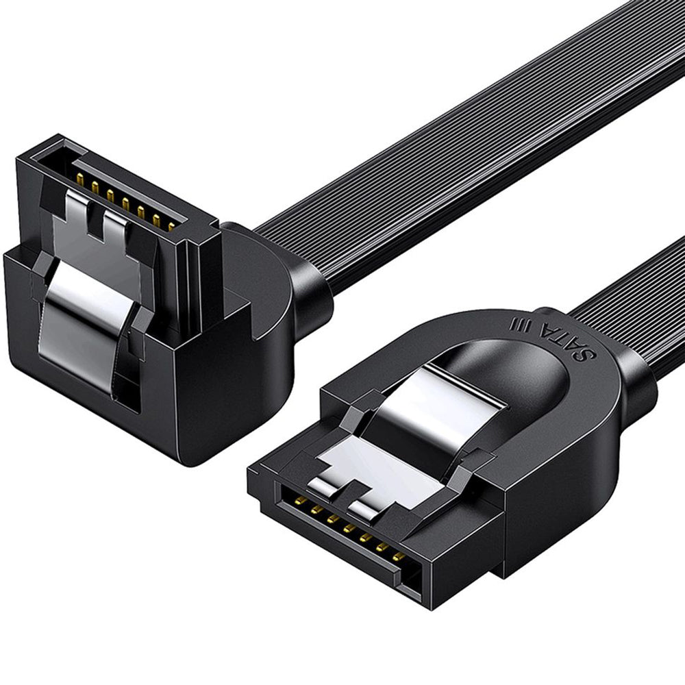 Gewinkeltes Kabel für SATA 3.0-Laufwerk Ugreen, 0,5m, schwarz