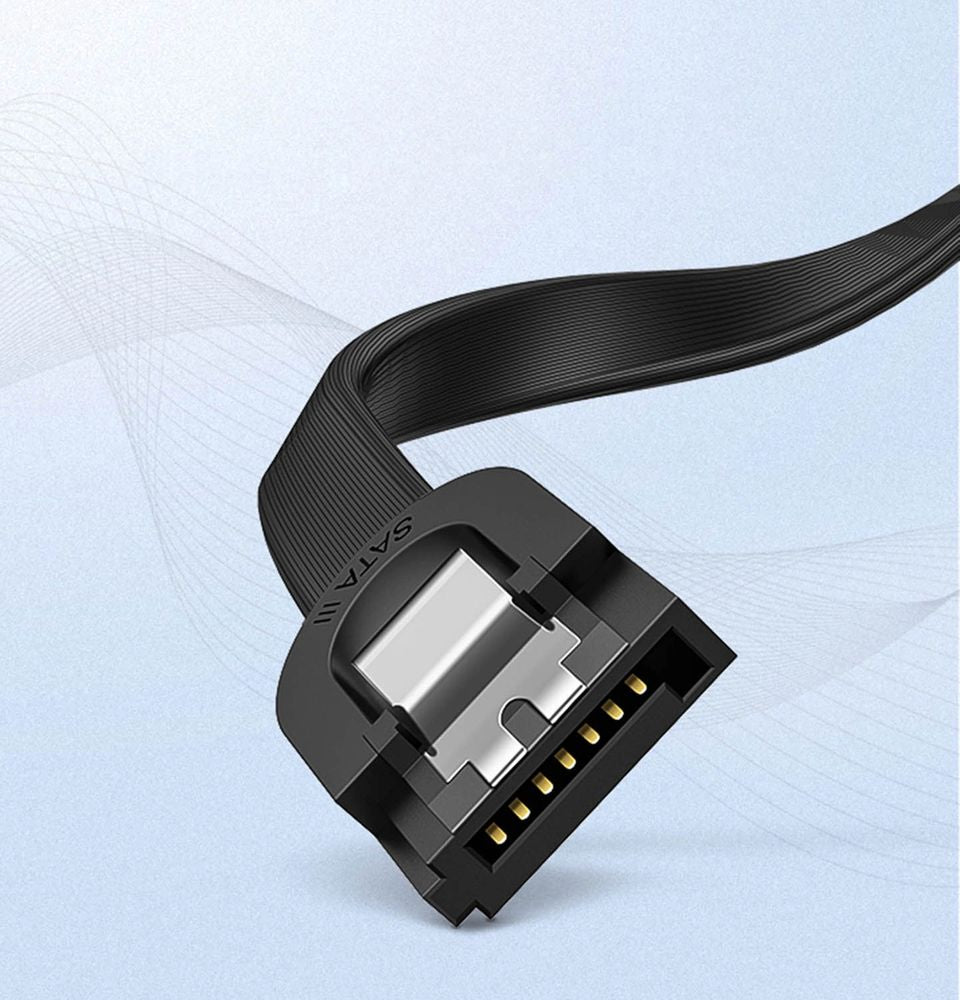 Gewinkeltes Kabel für SATA 3.0-Laufwerk Ugreen, 0,5m, schwarz