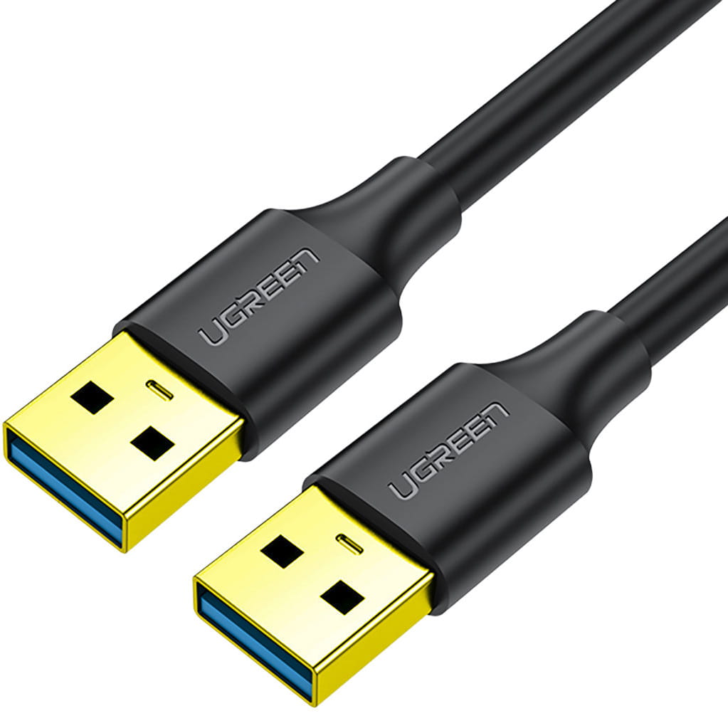 Kabel Ugreen USB 3.0 / USB-A (Typ A Stecker), 5 Gbps, 3 m, Schwarz
