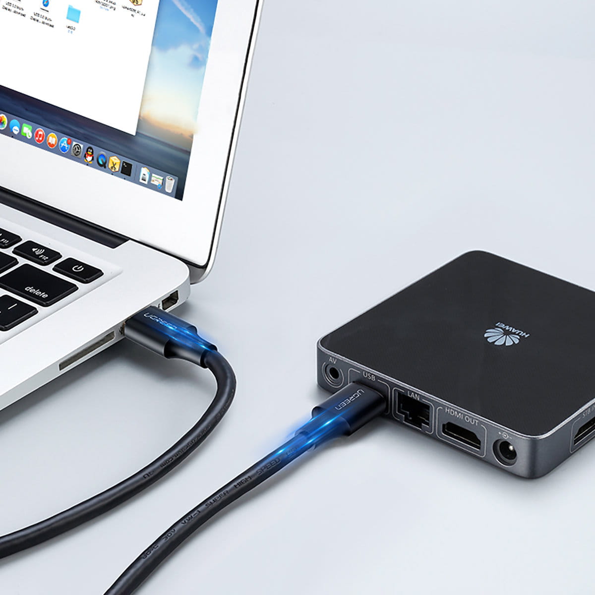 Kabel Ugreen USB 3.0 / USB-A (Typ A Stecker), 5 Gbps, 3 m, Schwarz