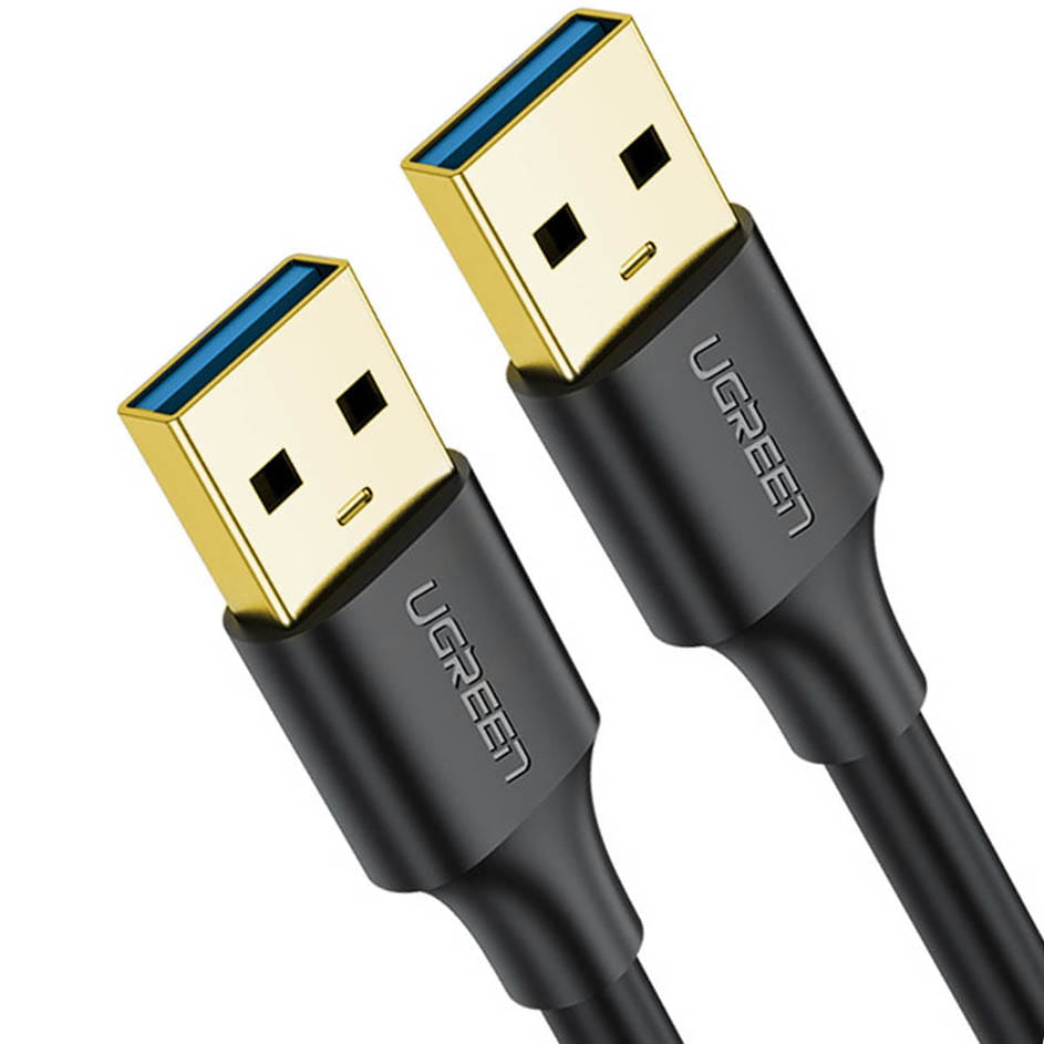 Kabel USB-A 3.2 auf USB-A 3.2, Ugreen US128, 5 Gbps, 0.5m, Schwarz