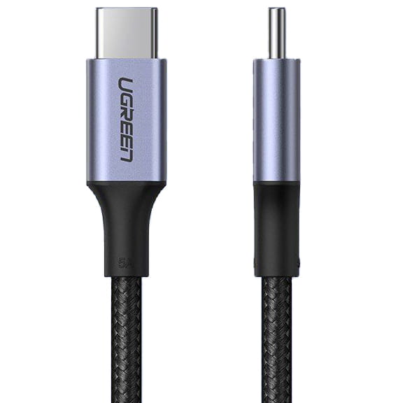 Kabel Ugreen USB-C zu USB-C, 100W, QC, PD, FCP, 5A, 2m, Schwarz