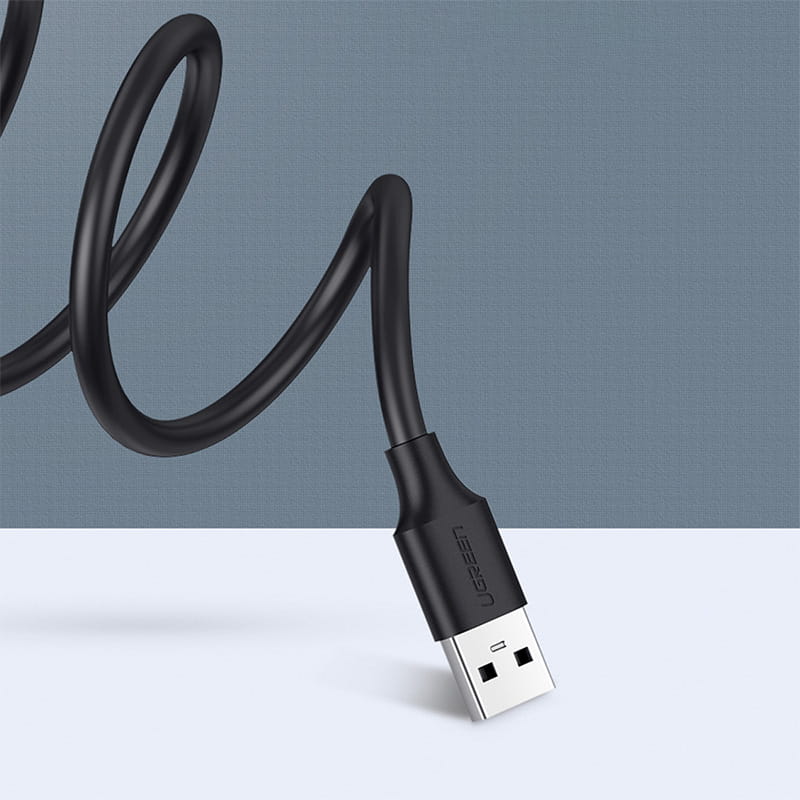 Adapterkabel USB (Buchse) - USB (Stecker), Ugreen 2.0 480Mb/s, 3 m, Schwarz