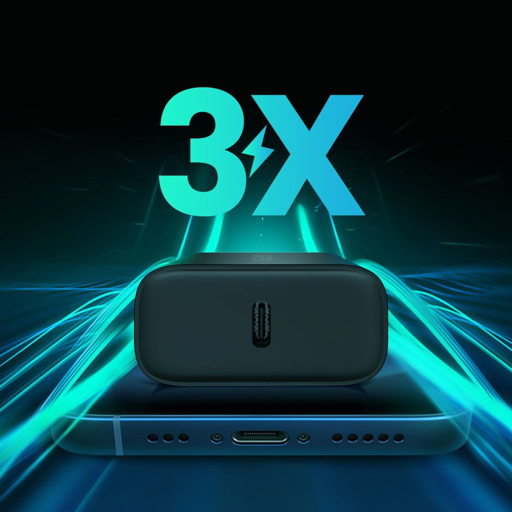 Schnell-Ladegerät, Ugreen USB-C, QC 4.0, PD 20W, Schwarz