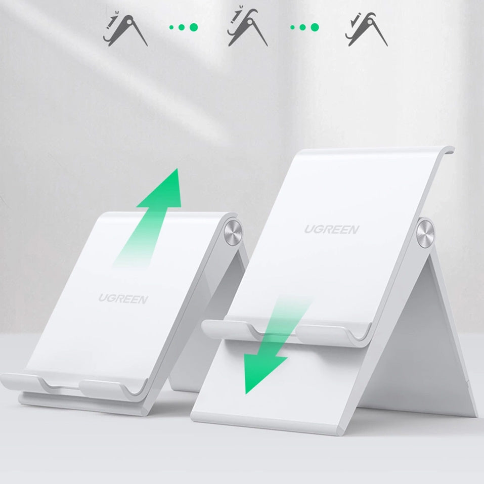 Halterung, Ständer, Schreibtischständer Ugreen LP247 für Telefon / Tablet, Weiß