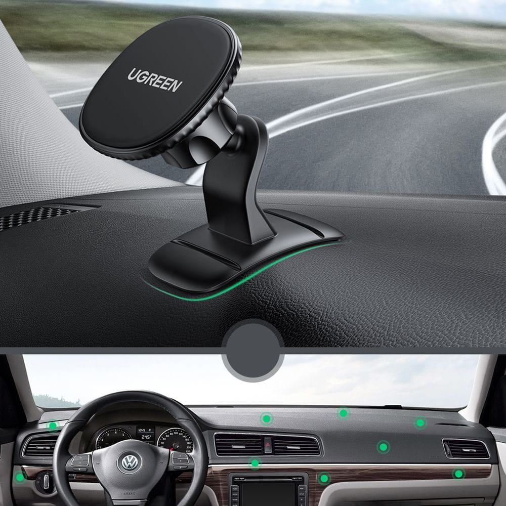 Magnetische Auto-Handy-Halterung für das Armaturenbrett Ugreen LP292, Schwarz