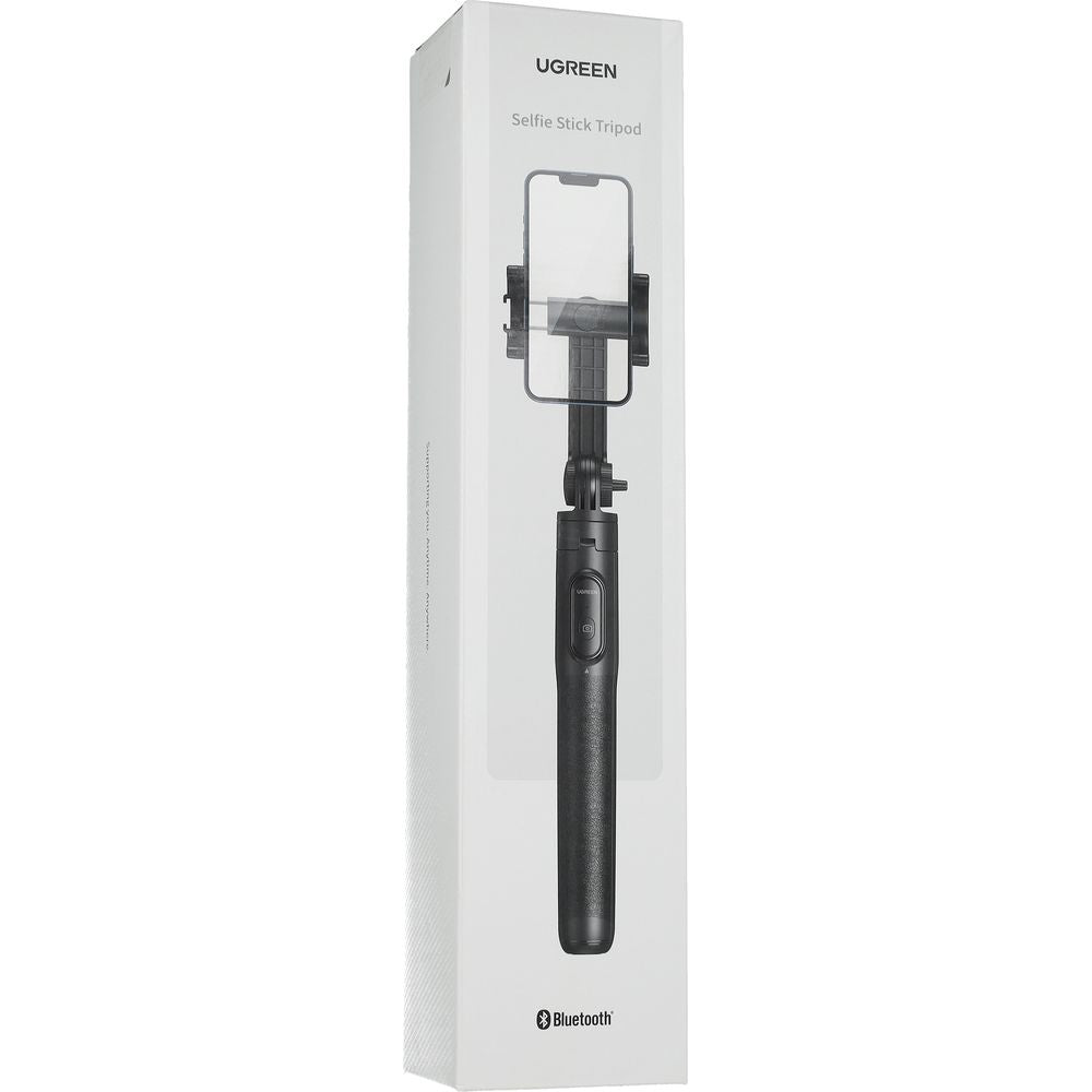 Halterung, Stab, Stativ mit Fernbedienung mit adapter 1/4", 1,6m, Ugreen LP586 Selfie Stick Tripod Bluetooth, Schwarz