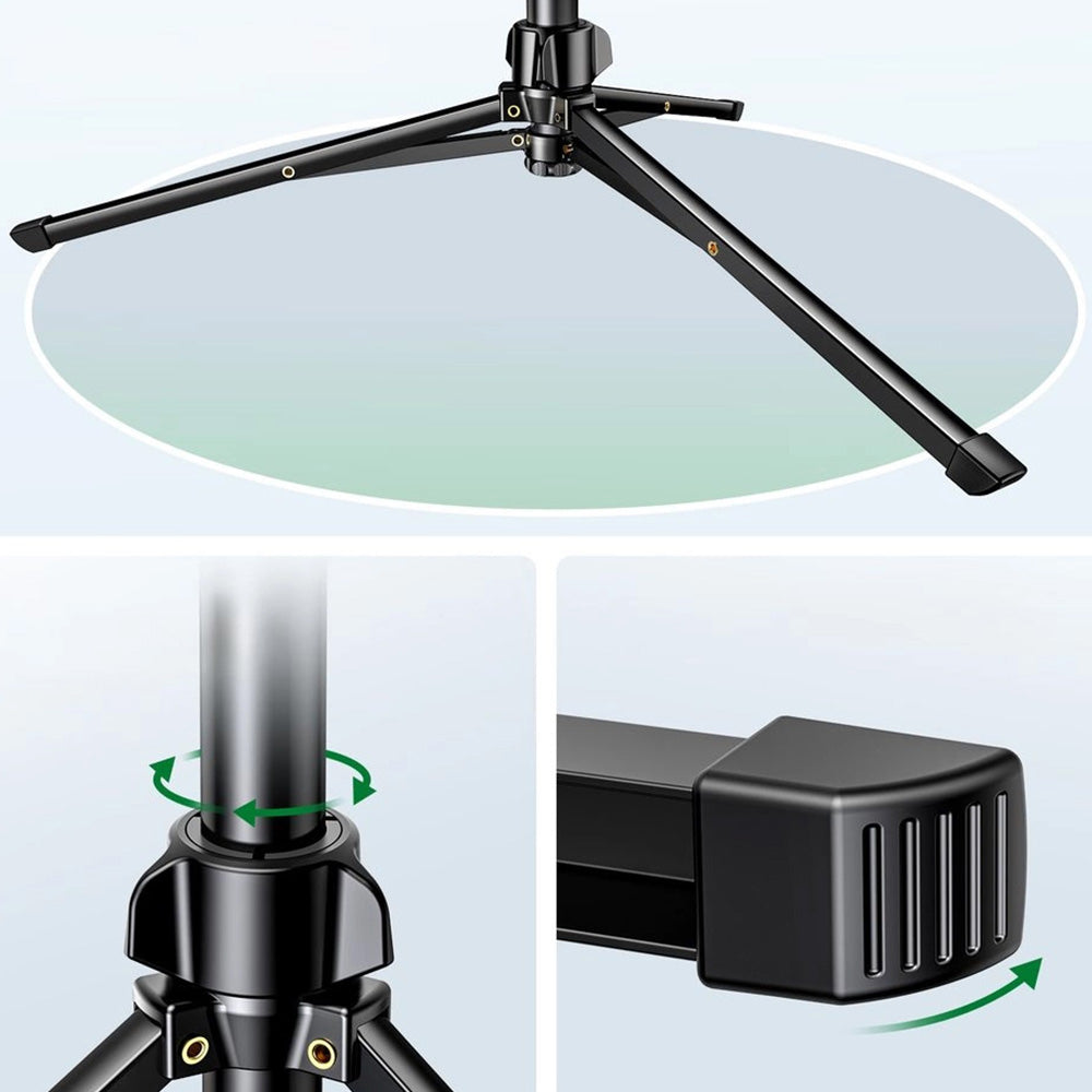 Halterung, Stab, Stativ mit Fernbedienung, 1,8m, Ugreen LP680 Selfie Stick Tripod Bluetooth, Schwarz