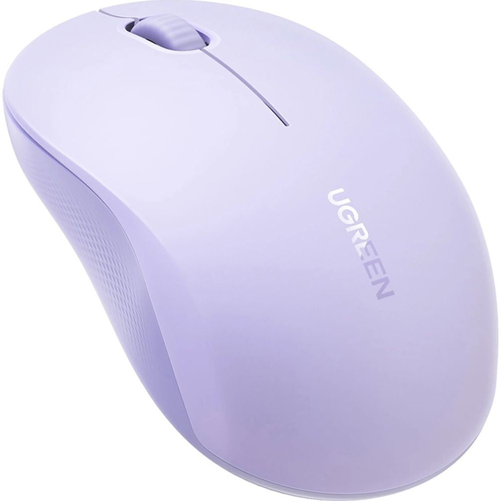 Kabellose Maus, Bluetooth 5.4, 2.4 GHz USB-A, 4000 DPI, Ugreen M331, Violett