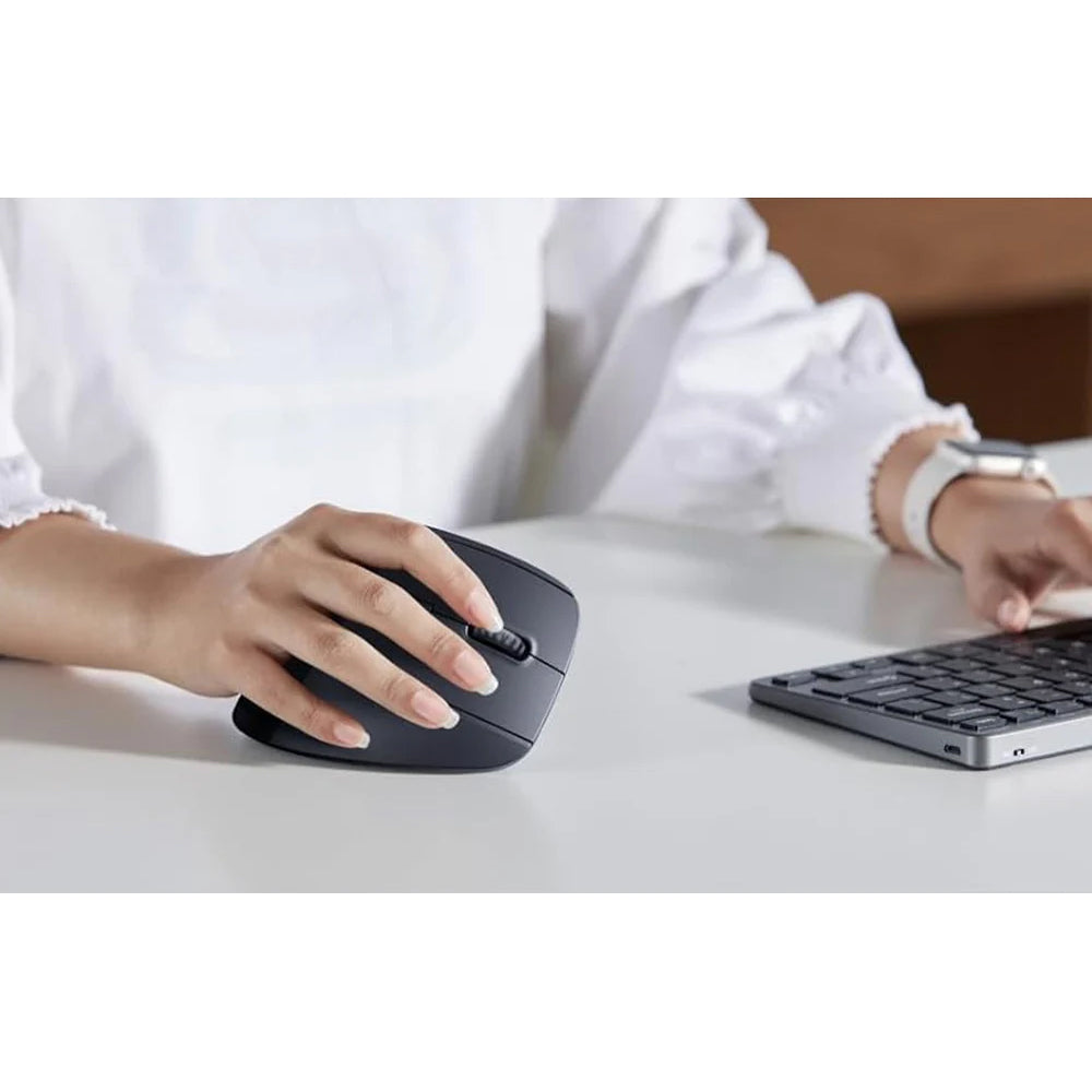 Ergonomische kabellose Maus, Ugreen M571, 2.4 GHz USB, Schwarz