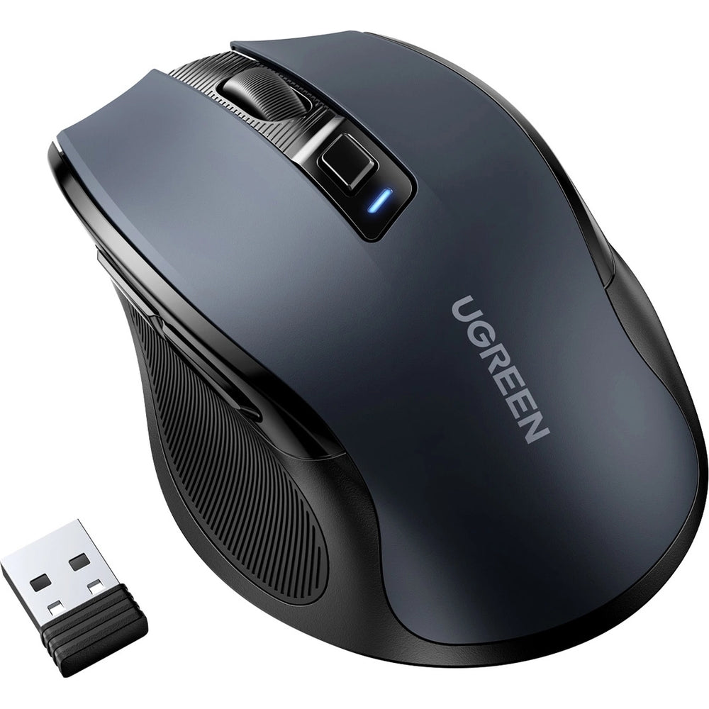Kabellose Maus Ugreen MU006, 2.4 GHz USB-A, 4000 DPI, Schwarz