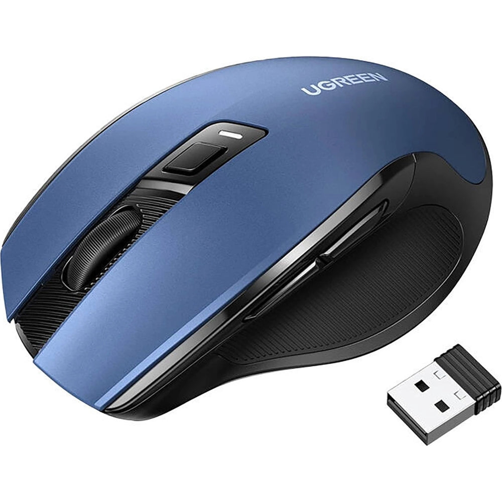 Kabellose Maus Ugreen MU006, 2.4 GHz USB-A, 4000 DPI, Blau