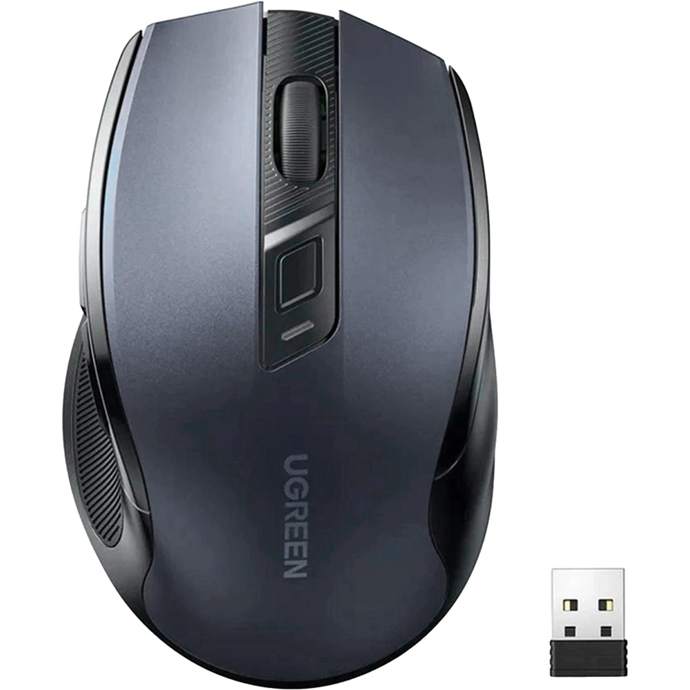 Kabellose Maus Ugreen MU006, Bluetooth 5.0, 2.4 GHz USB-A, 4000 DPI, Schwarz