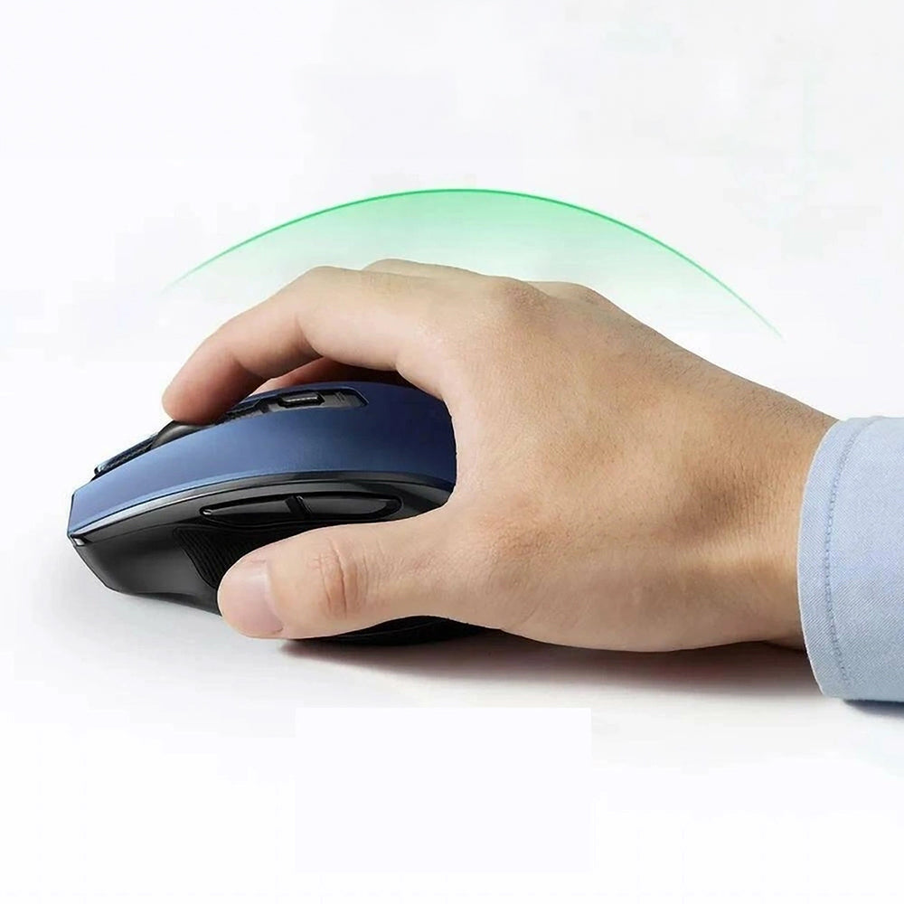 Kabellose Maus Ugreen MU006, Bluetooth 5.0, 2.4 GHz USB-A, 4000 DPI, Blau