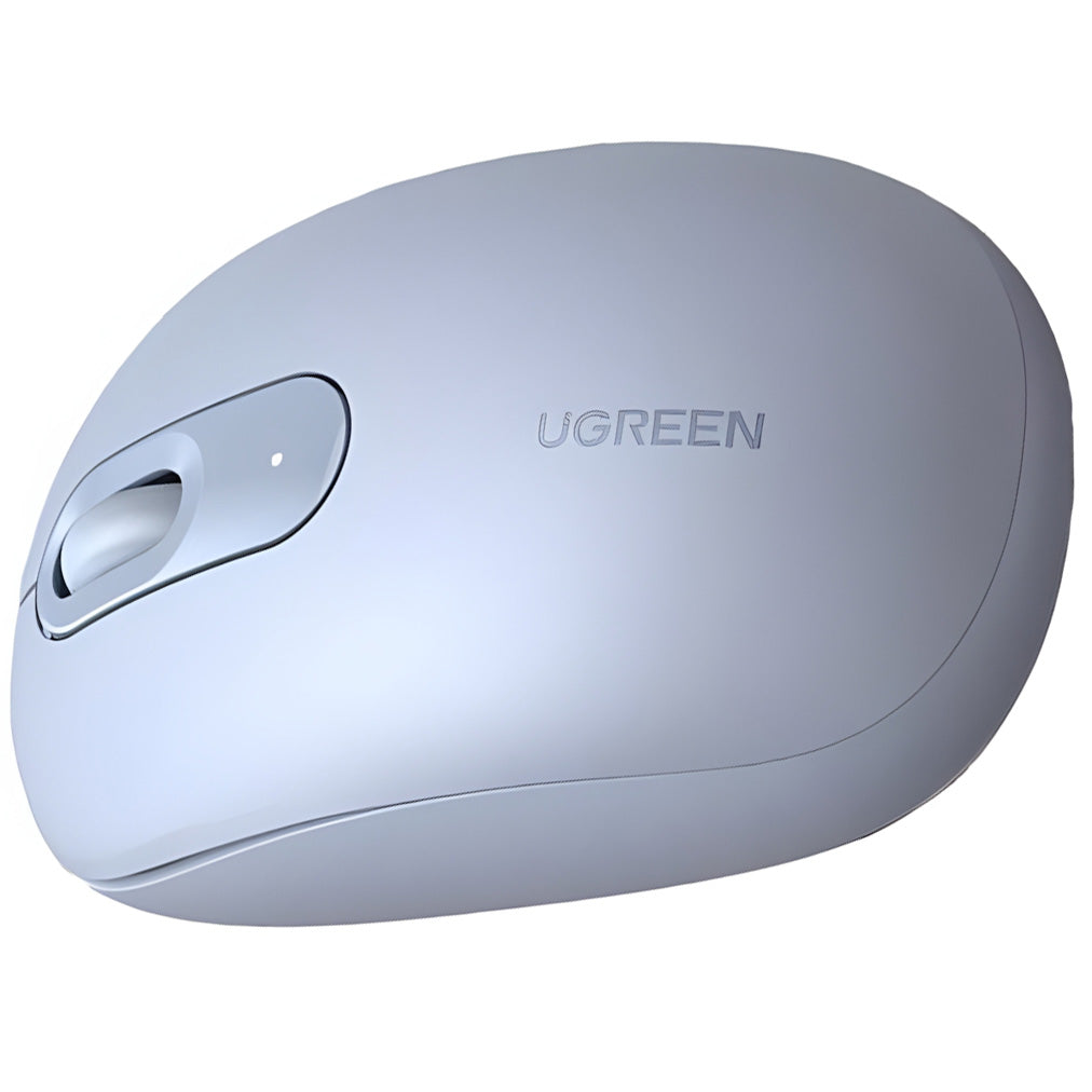 Kabellose optische Maus, Ugreen MU105 Wireless Mouse, USB 2.4GHz, Hellblau und Grau