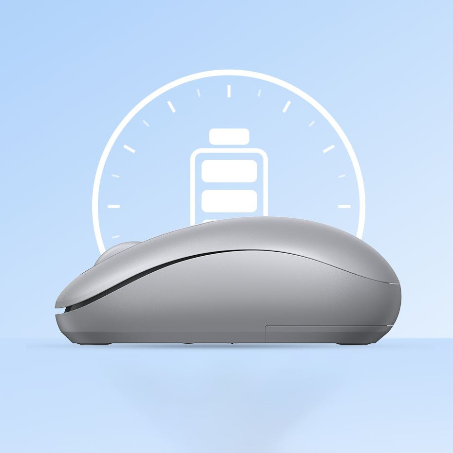 Kabellose optische Maus, Ugreen MU105 Wireless Mouse, USB 2.4GHz, Grau