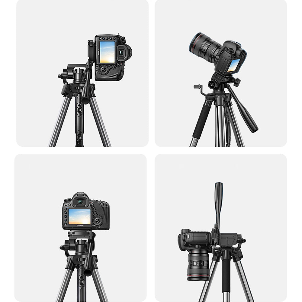 Handgriff, Stange, Stativ für Telefon, Kamera, Ugreen Professional Tripod LP661, Schwarz