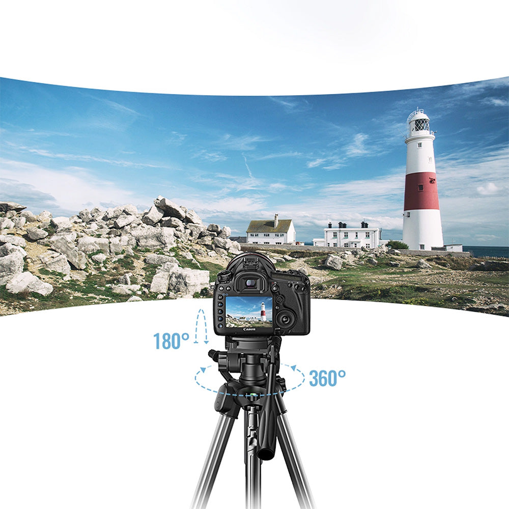 Handgriff, Stange, Stativ für Telefon, Kamera, Ugreen Professional Tripod LP661, Schwarz
