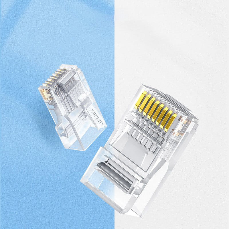 Stecker RJ45, Cat 6, Ugreen, 100 Stück, Transparent
