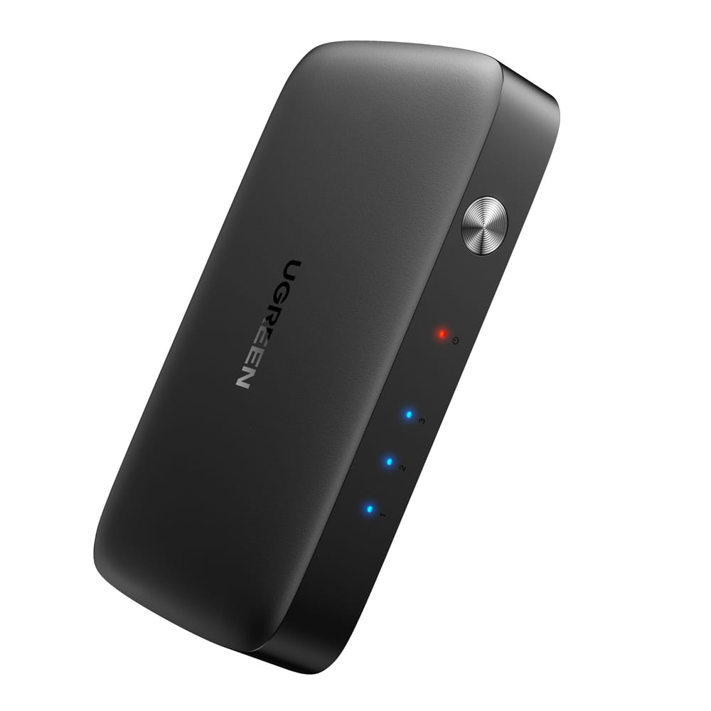 Splitter / Schalter mit Fernbedienung HDMI (Buchse) zu 3x HDMI (Buchse), Ugreen Splitter Switch, 4K, 30Hz, Schwarz