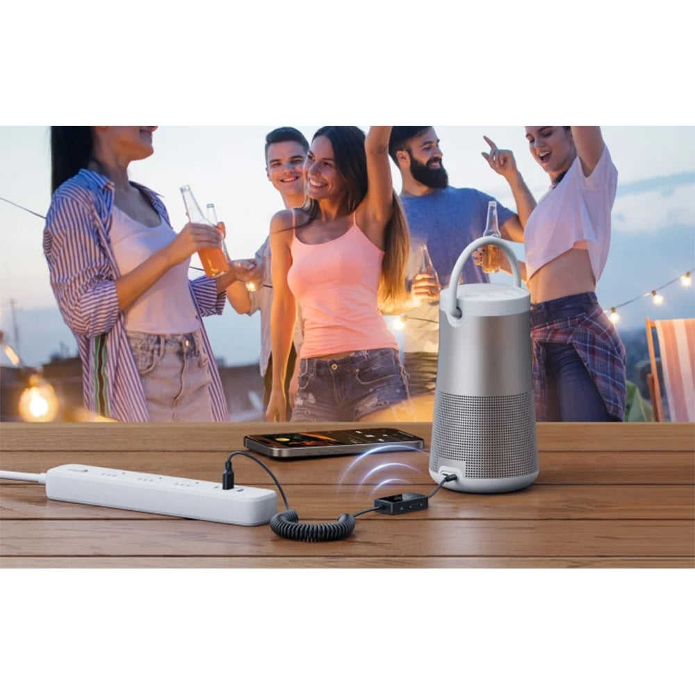 Bluetooth-Transmitter/Receiver 5.4 mit 3.5 mm Klinke AUX TX/RX, Ugreen BT303, Schwarz