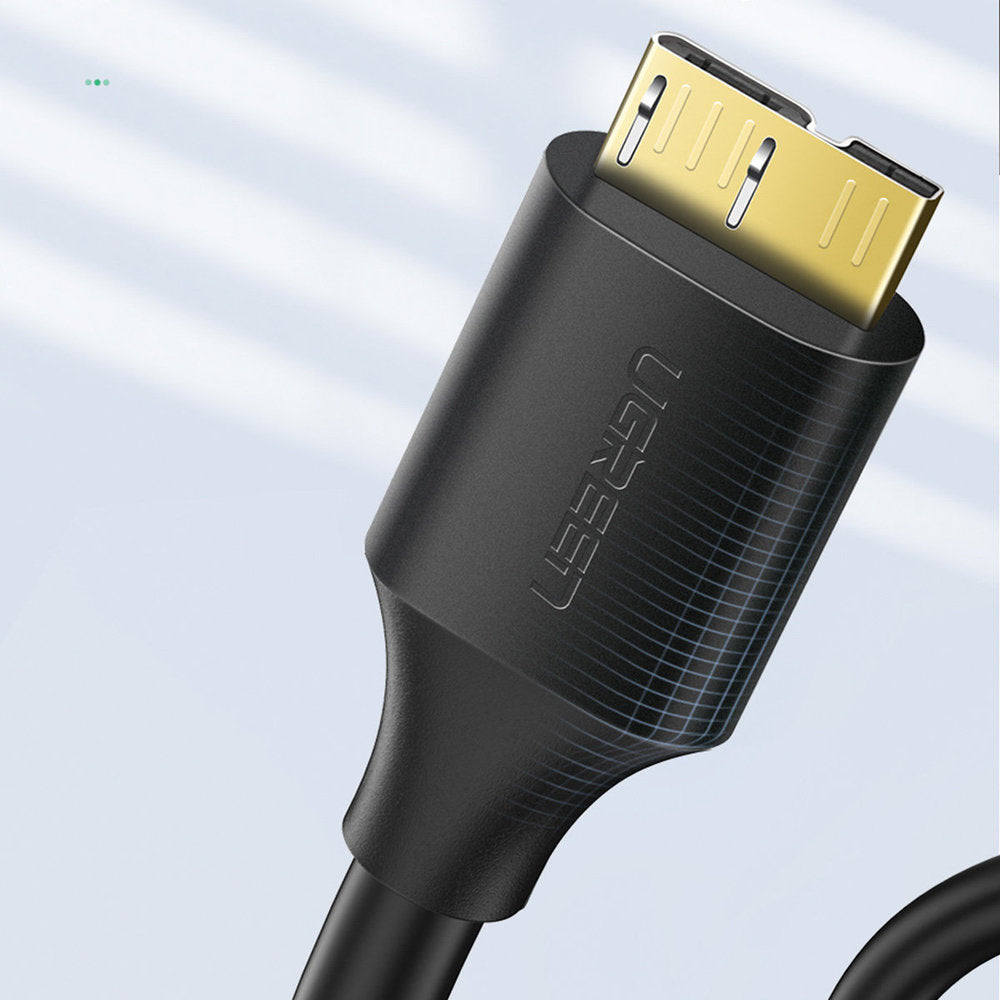 Kabel USB-A 3.0 zu Micro USB-B SuperSpeed 5Gbps, 2 m, Ugreen US130, Schwarz