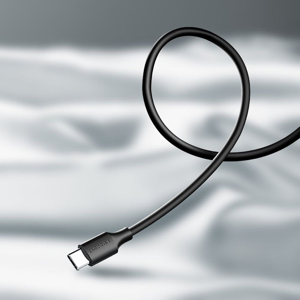 Kabel USB-A zu USB-C, Ugreen US287, QC 3.0, 3A, 0,25 m, Schwarz