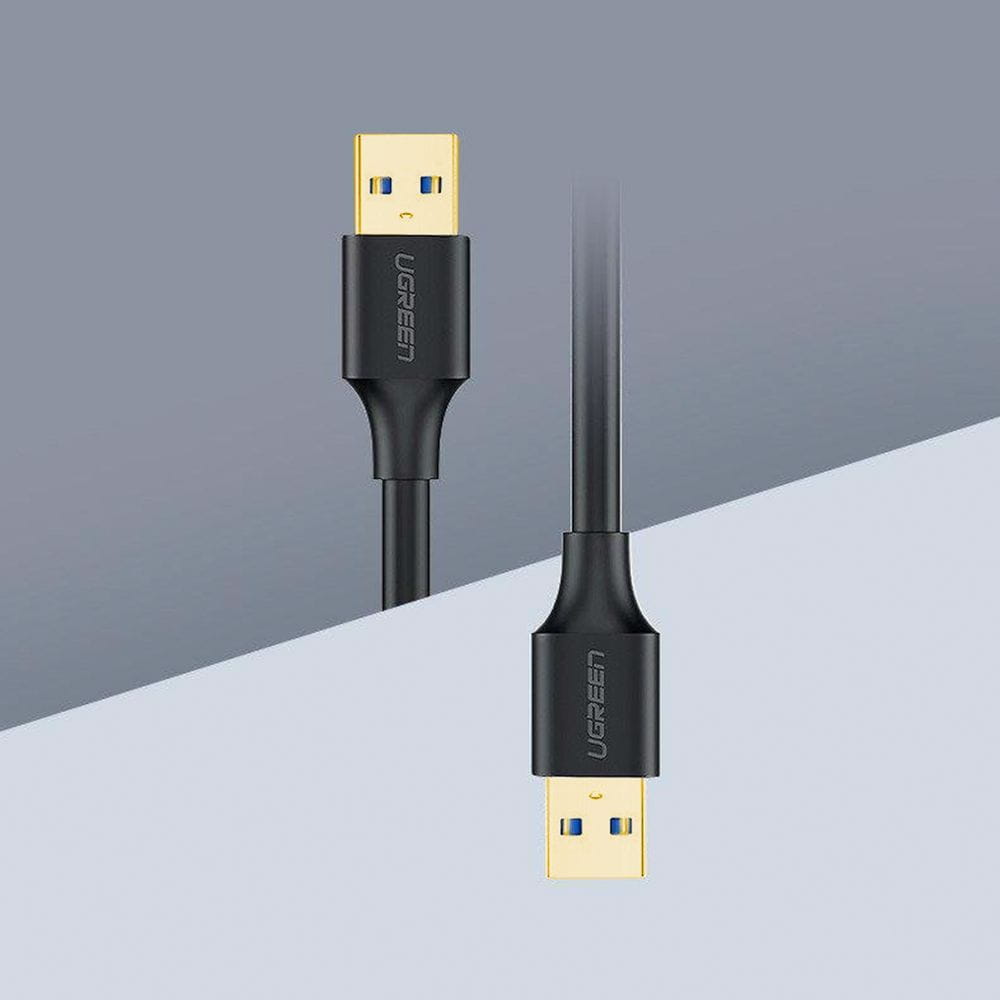 Kabel Ugreen USB 3.2 / USB-A (Typ A Stecker), 5 Gbps, 1 m, Schwarz
