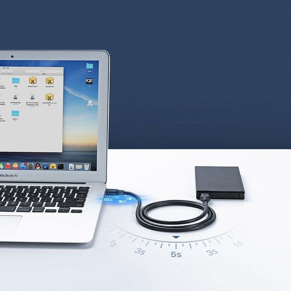 Kabel Ugreen USB 3.2 / USB-A (Typ A Stecker), 5 Gbps, 1 m, Schwarz