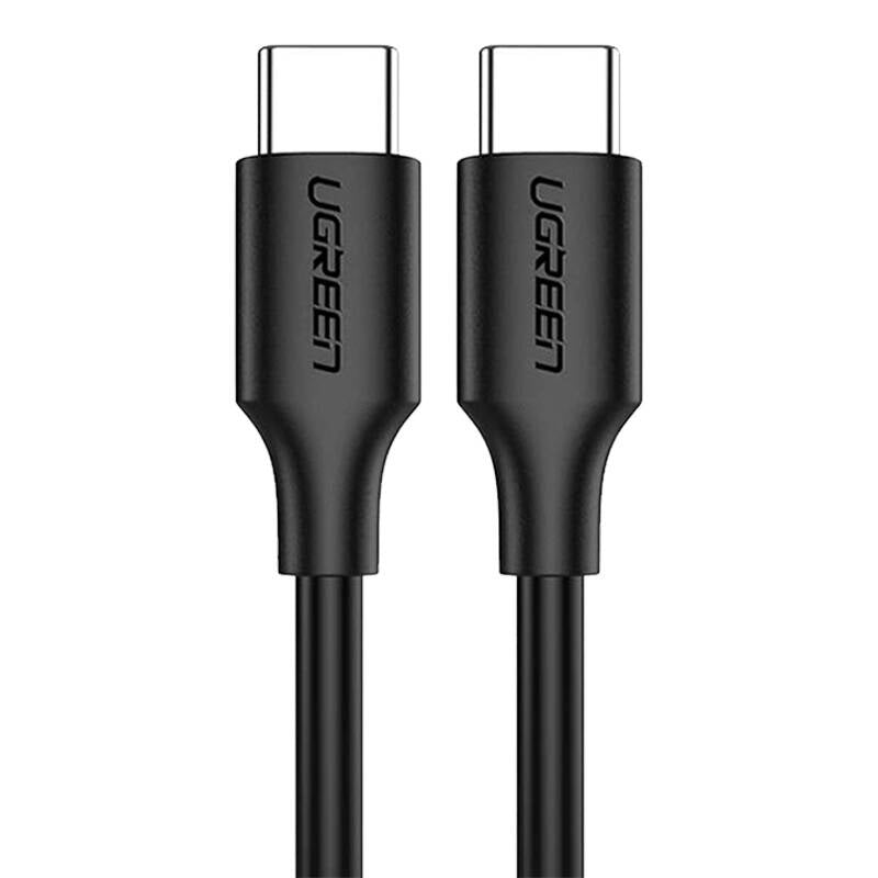 Ugreen vernickeltes Kabel USB-C zu USB-C, 1m, Schwarz