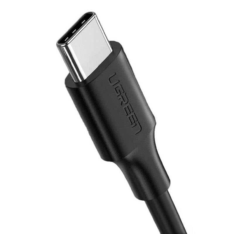 Ugreen vernickeltes Kabel USB-C zu USB-C, 1m, Schwarz