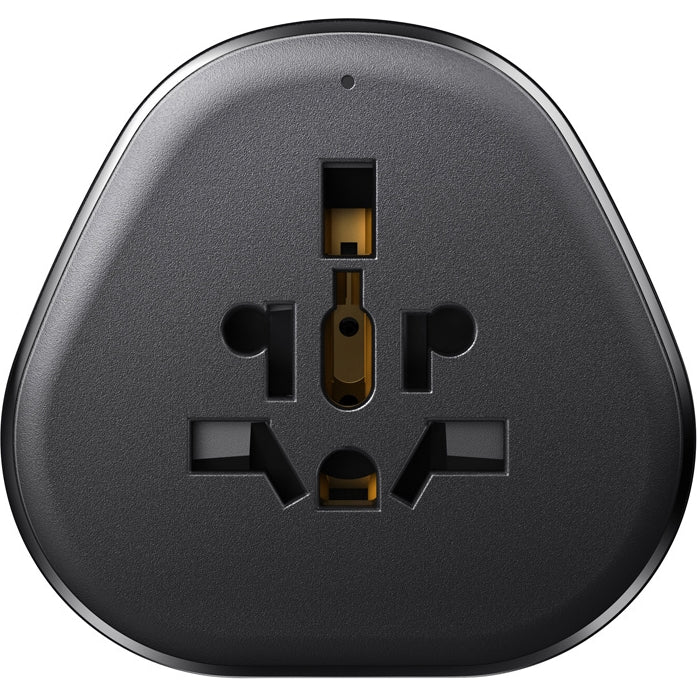 Reiseadapter Ugreen S500 von UK / USA / EU auf Europa Schuko, Schwarz