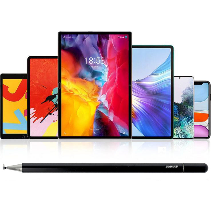 Universeller passiv-kapazitiver Eingabestift für Telefon/Tablet, Joyroom JR-BP560S, Schwarz