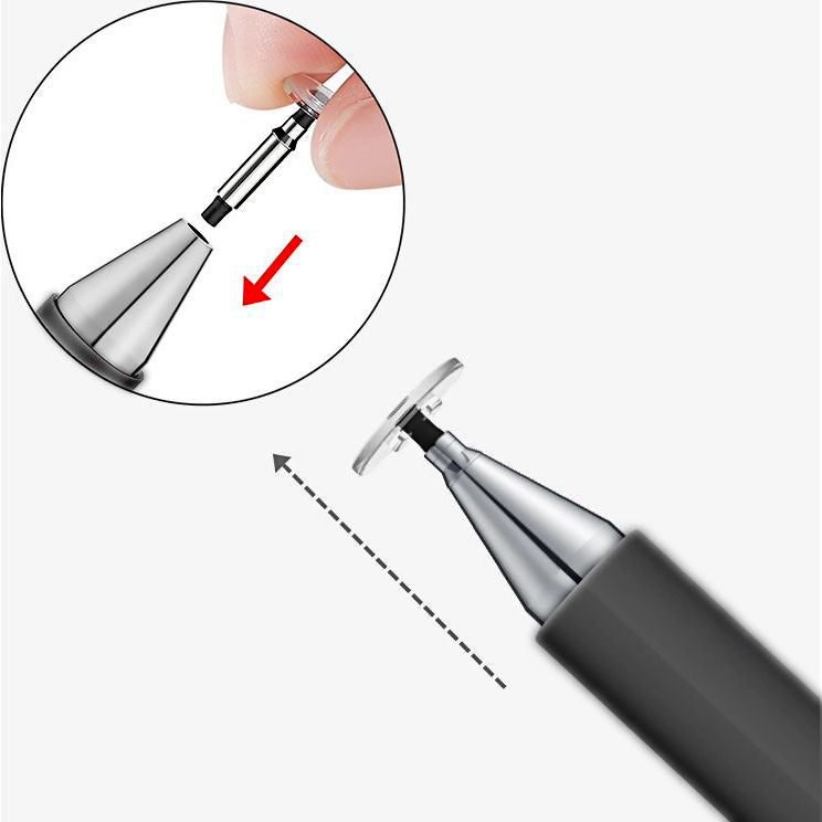 Universeller passiv-kapazitiver Eingabestift für Telefon/Tablet, Joyroom JR-BP560S, Schwarz