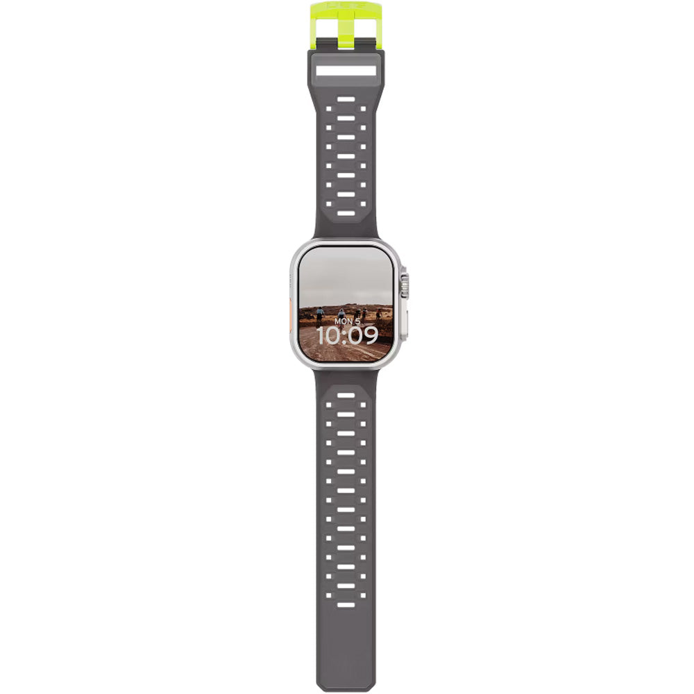 Armband für Apple Watch 49/46/45/44 mm, Urban Armor Gear UAG Civilian, Rauchfarben