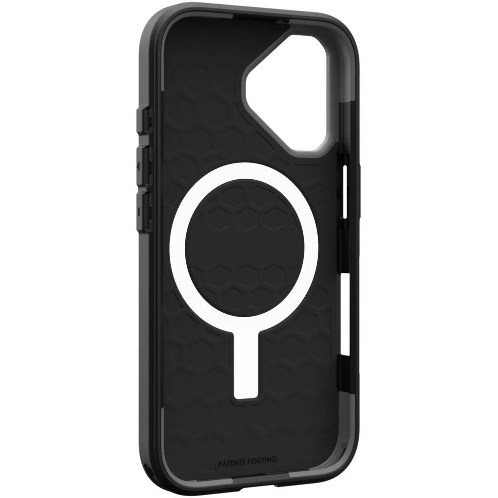 Handyhülle für iPhone 16, Urban Armor Gear Civilian Mag mit MagSafe, Schwarz