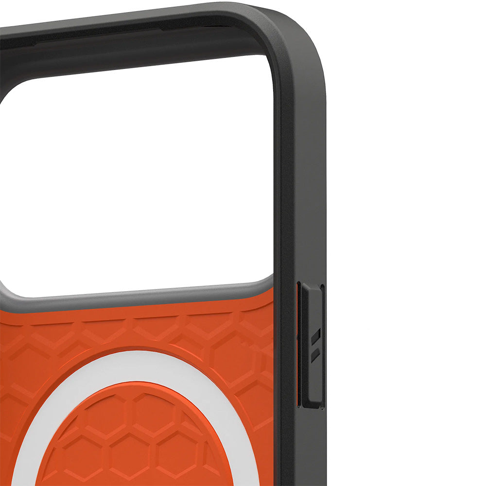 Handyhülle für iPhone 17 Pro Max, Urban Armor Gear Civilian Mag mit MagSafe, Orange