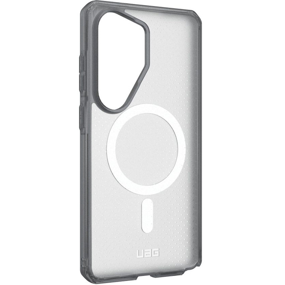 Handyhülle für Galaxy S26 Ultra, Urban Armor Gear Dot Magnetic mit MagSafe, Durchscheinend-Grau