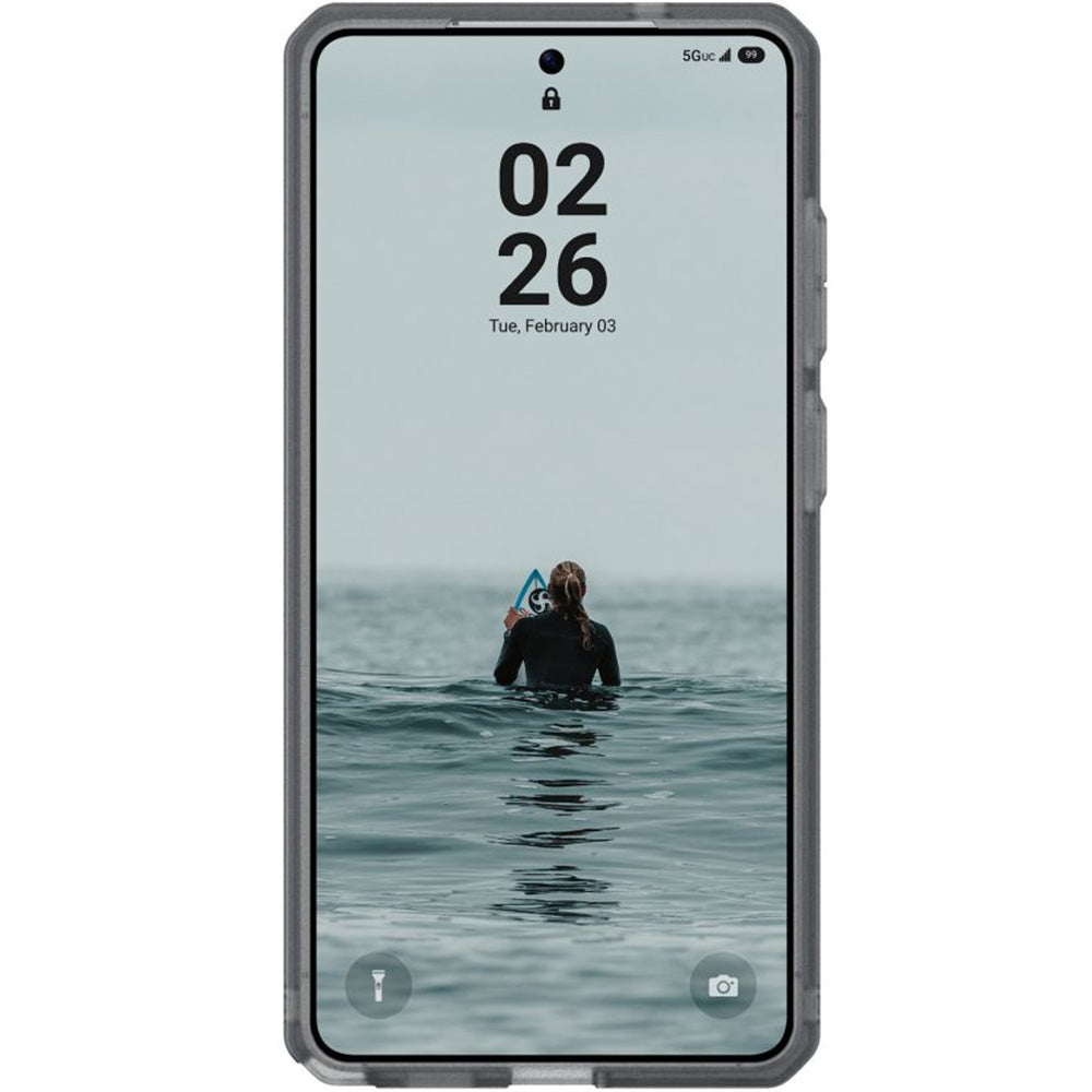 Handyhülle für Galaxy S26 Ultra, Urban Armor Gear Dot Magnetic mit MagSafe, Durchscheinend-Grau