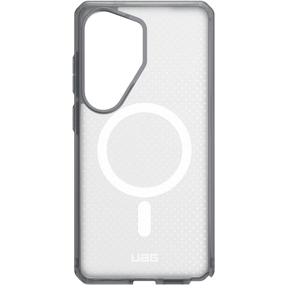 Handyhülle für Galaxy S26 Ultra, Urban Armor Gear Dot Magnetic mit MagSafe, Durchscheinend-Grau