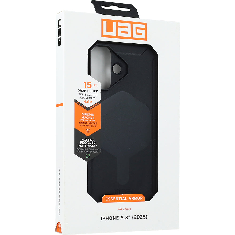 Handyhülle für iPhone 17, Urban Armor Gear Essential Armor Mag, Schwarz